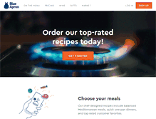 Tablet Screenshot of blueapron.com